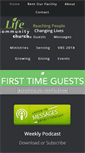 Mobile Screenshot of lifecommunitychurch.net